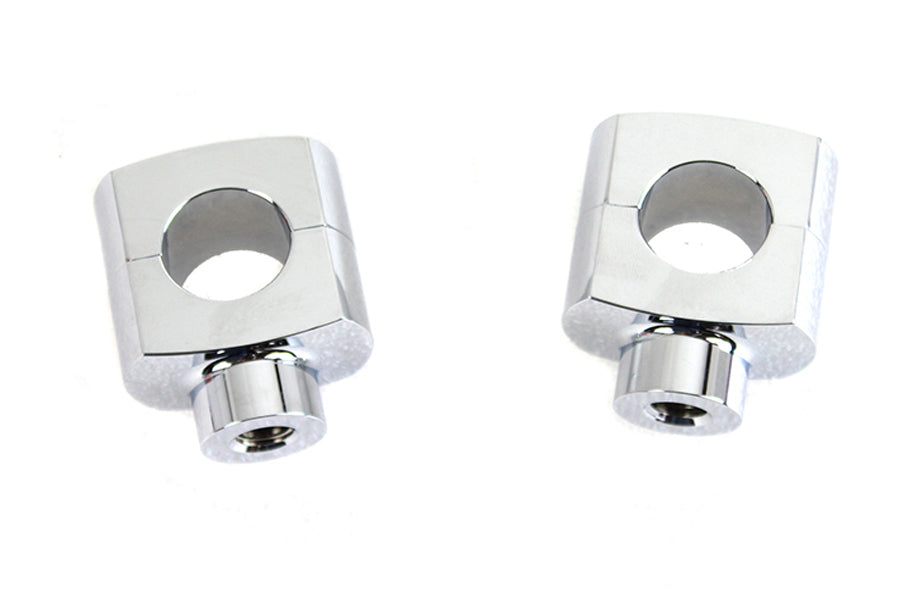 25-2234 - 1-1/2 inch Short Riser Set Chrome by V-Twin