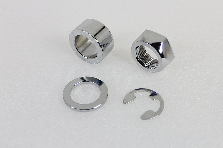 2508-4 - Rear Axle Spacer Set Smooth Style Chrome by Colony
