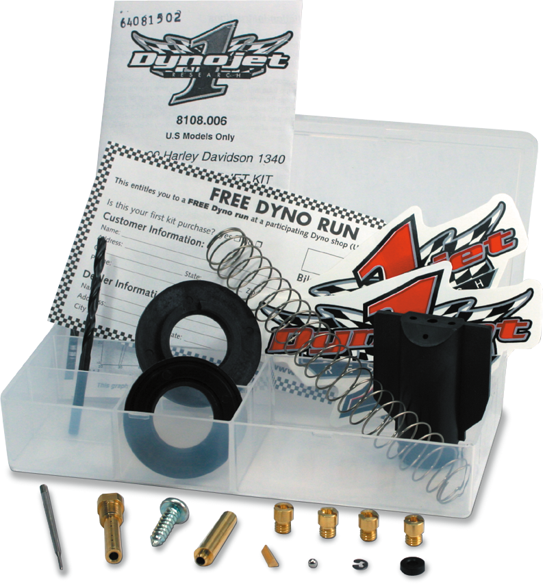 DS-290352 - DYNOJET Thunderslide Jet Kit - Big Twin 8708