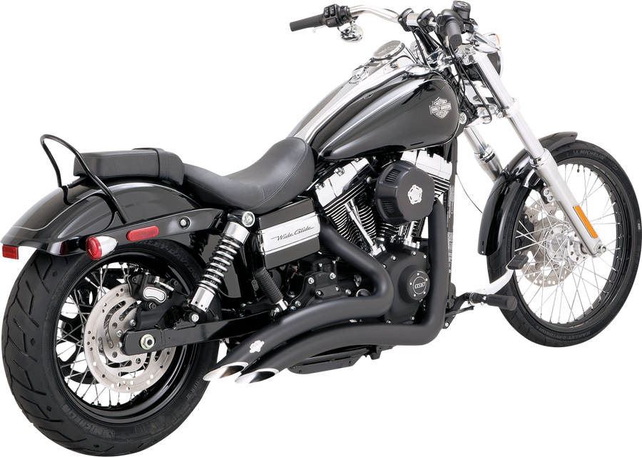 VANCE & HINES Big Radius Exhaust System - Black 43371