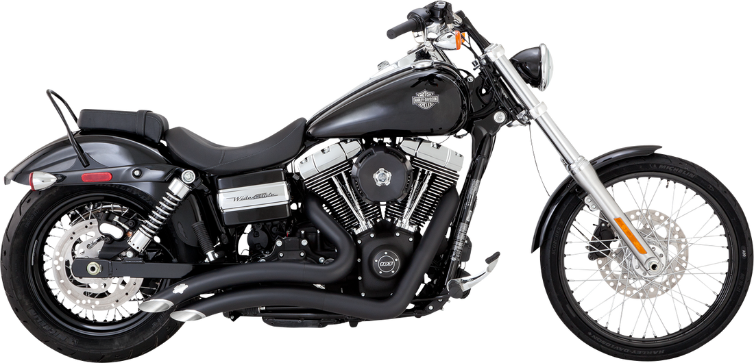 VANCE & HINES Big Radius Exhaust System - Black 43371