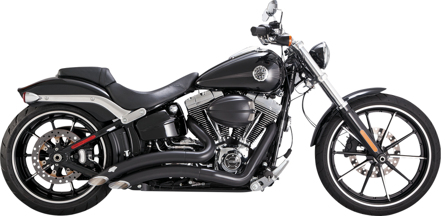 VANCE & HINES Big Radius Exhaust System - Black 46365