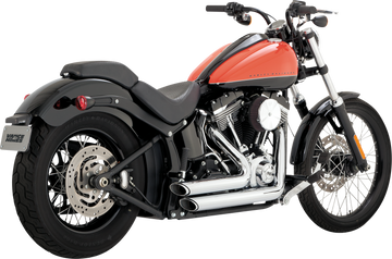 VANCE & HINES Shortshots Staggered Exhaust System - Chrome 17325