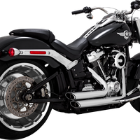 VANCE & HINES Shortshots Staggered Exhaust System - Chrome 17335