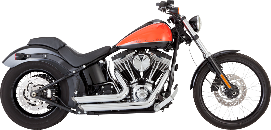 VANCE & HINES Shortshots Staggered Exhaust System - Chrome 17325