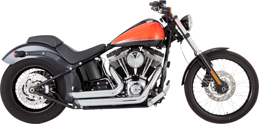 VANCE & HINES Shortshots Staggered Exhaust System - Chrome 17325