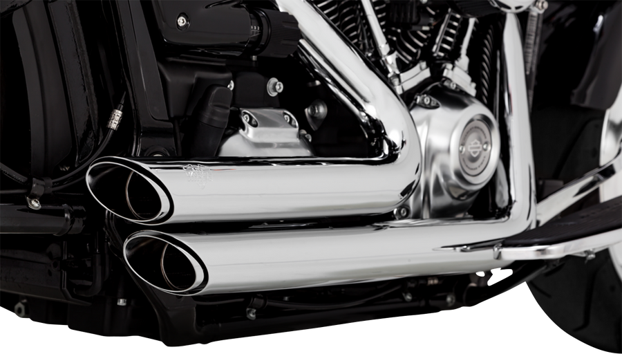 VANCE & HINES Shortshots Staggered Exhaust System - Chrome 17335