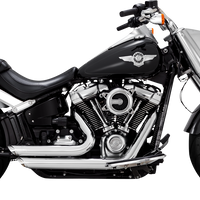 VANCE & HINES Shortshots Staggered Exhaust System - Chrome 17335