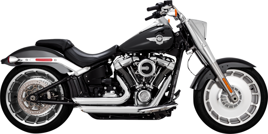 VANCE & HINES Shortshots Staggered Exhaust System - Chrome 17335