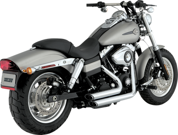 VANCE & HINES Shortshots Staggered Exhaust System - Chrome 17317