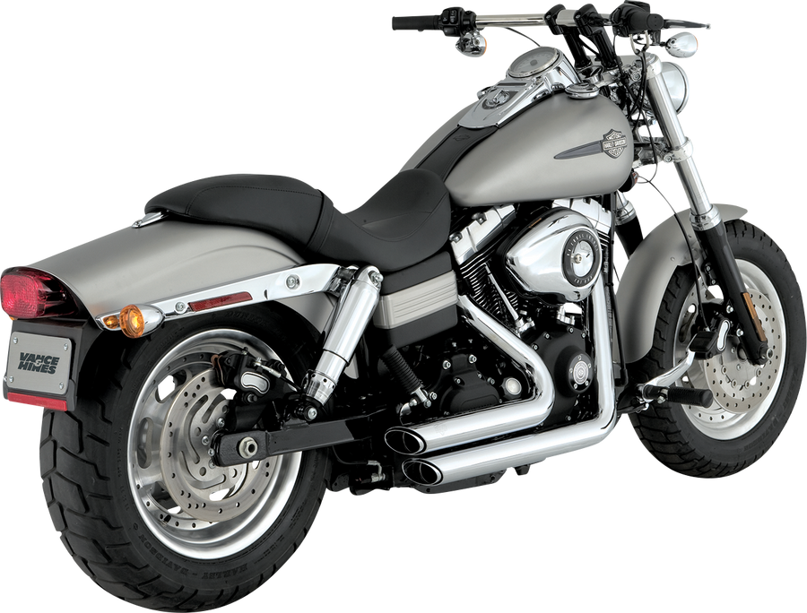 VANCE & HINES Shortshots Staggered Exhaust System - Chrome 17317