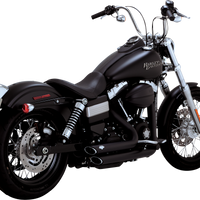 VANCE & HINES Shortshots Staggered Exhaust System - Matte Black 47327