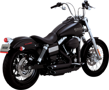 VANCE & HINES Shortshots Staggered Exhaust System - Matte Black 47327