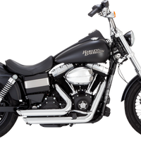 VANCE & HINES Shortshots Staggered Exhaust System - Chrome 17327