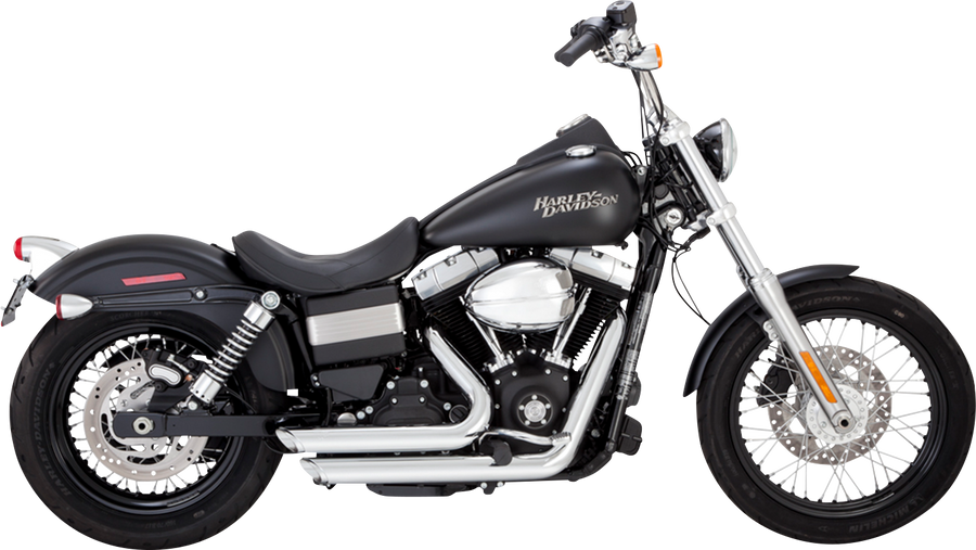 VANCE & HINES Shortshots Staggered Exhaust System - Chrome 17327