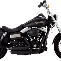 VANCE & HINES Shortshots Staggered Exhaust System - Matte Black 47327