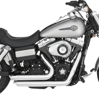 VANCE & HINES Shortshots Staggered Exhaust System - Chrome 17317