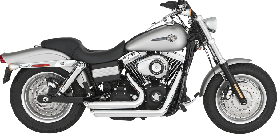 VANCE & HINES Shortshots Staggered Exhaust System - Chrome 17317