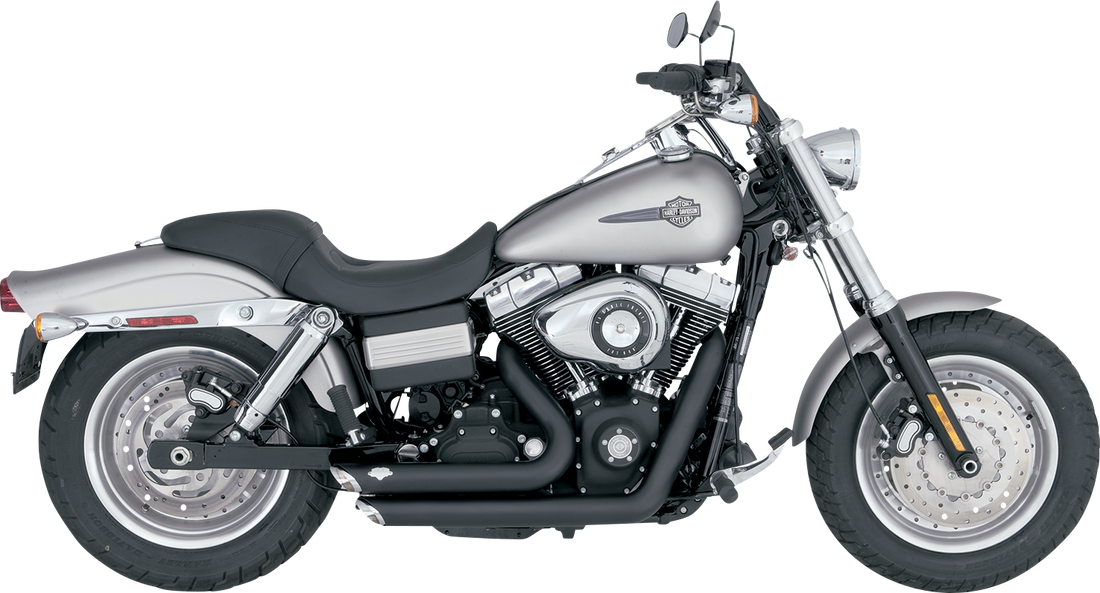 VANCE & HINES Shortshots Staggered Exhaust System - Matte Black 47317