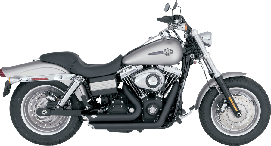 VANCE & HINES Shortshots Staggered Exhaust System - Matte Black 47317