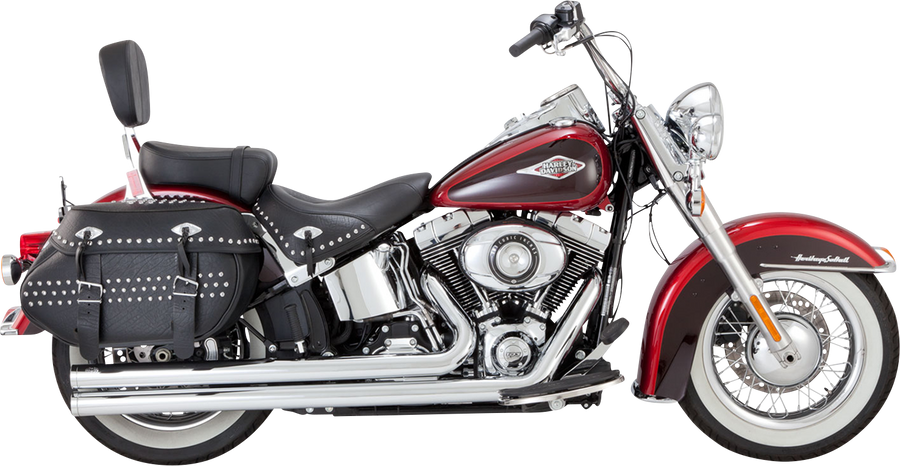 VANCE & HINES Big Shots Long Exhaust System - Chrome 17323