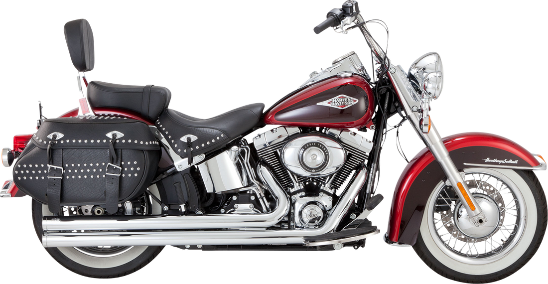 VANCE & HINES Big Shots Long Exhaust System - Chrome 17323