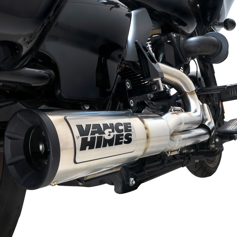 VANCE & HINES Hi-Output RR Exhaust System - Matte Black 47321