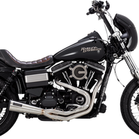 VANCE & HINES 2-into-1 Upsweep Exhaust System - Brushed - Stainless Steel 27325