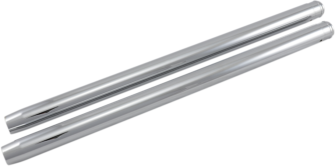 DS-221420 - CUSTOM CYCLE ENGINEERING Ultra Chrome Fork Tubes - 35 mm - 23.50" T 4070UC