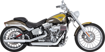 VANCE & HINES 3" Twin Slash Slip-On Muffler - Chrome 16335