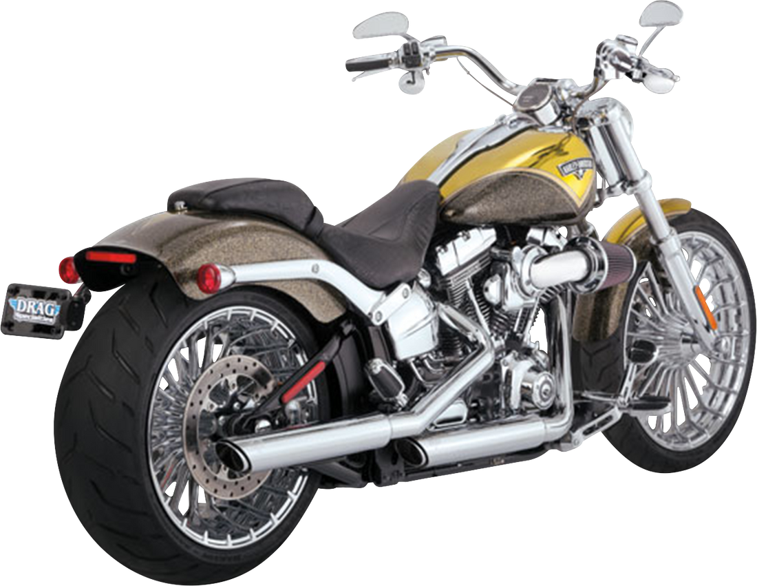 VANCE & HINES 3" Twin Slash Slip-On Muffler - Chrome 16335