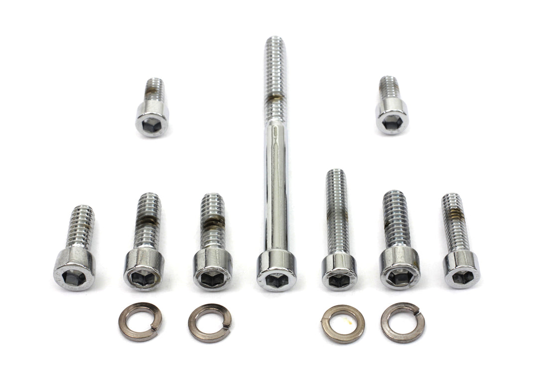 2596-13 - Chrome Carburetor Allen Screw Kit by Colony