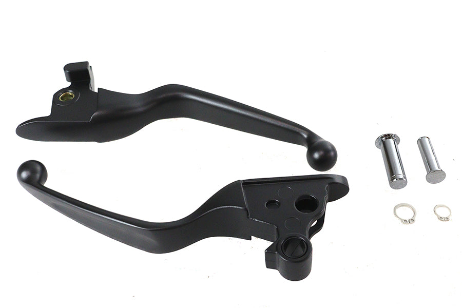 26-0014 - Hand Lever Set Black by V-Twin