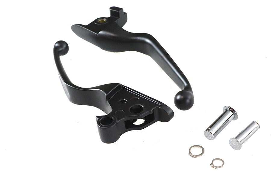 26-0014 - Hand Lever Set Black by V-Twin