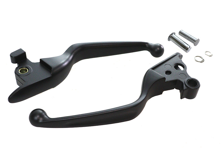 26-0014 - Hand Lever Set Black by V-Twin