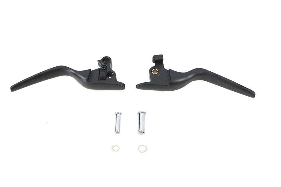 26-0016 - Hand Lever Set Black by V-Twin