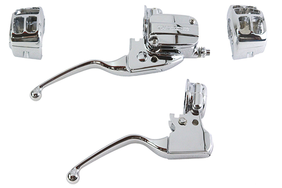 26-0019 - Handlebar Control Kit Chrome by V-Twin