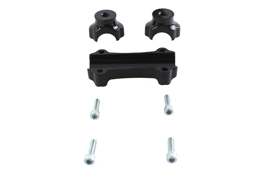 26-0022 - Fat 1 inch Riser Set Black by V-Twin