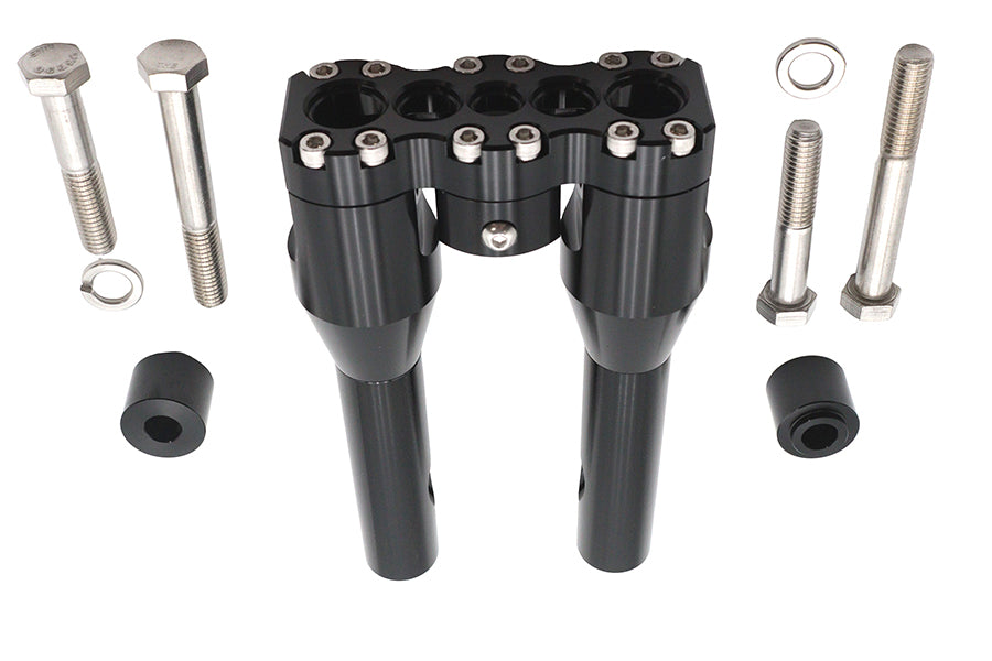 26-0042 - Wyatt Gatling 8 inch Baron Style Riser Set Black by Wyatt Gatling
