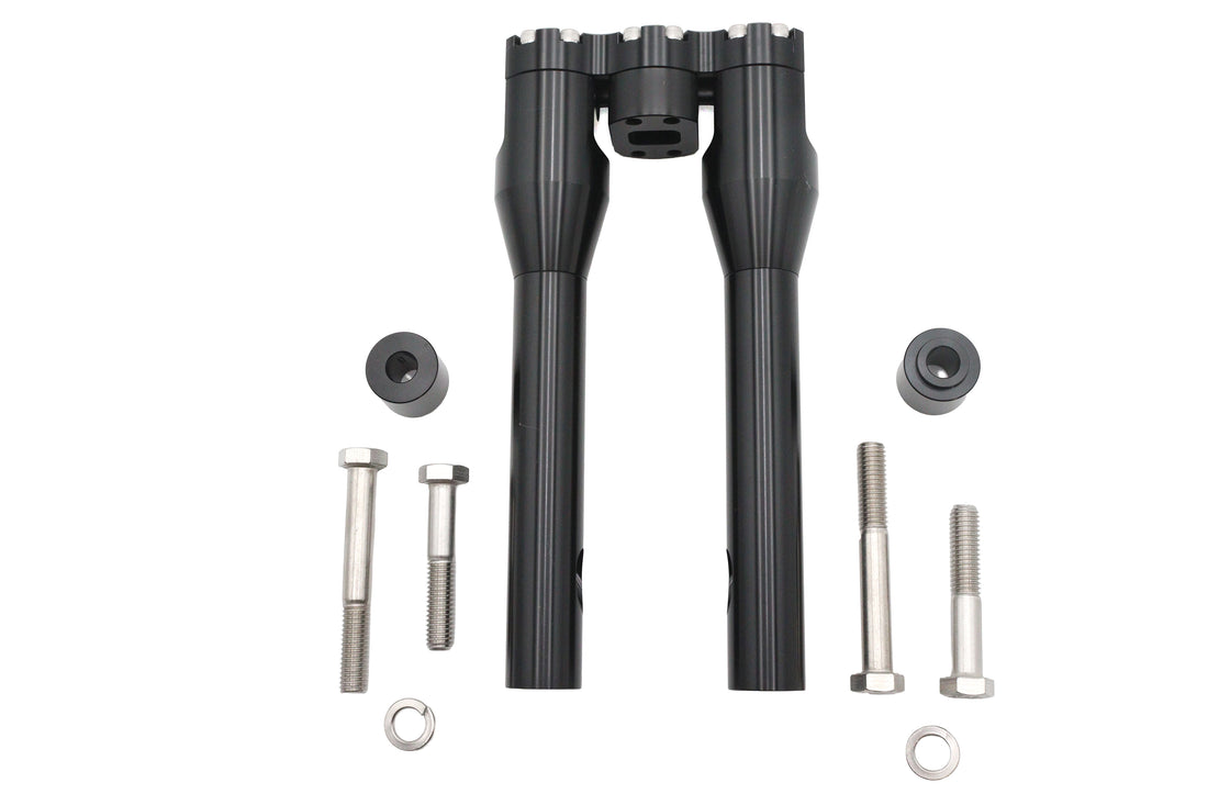 26-0050 - Wyatt Gatling 10 inch Baron Style Riser Set Black by Wyatt Gatling
