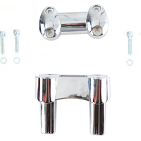 4.1 inch Fat Riser Kit Chrome