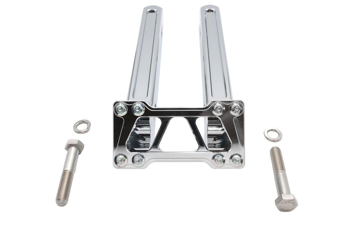 26-0066 - Wyatt Gatling 12 inch Pirate Style Riser Set Chrome by Wyatt Gatling