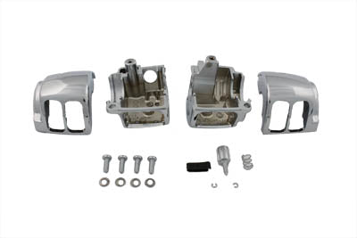 26-0129 - Handlebar Switch Housing Set Smooth Chrome by V-Twin