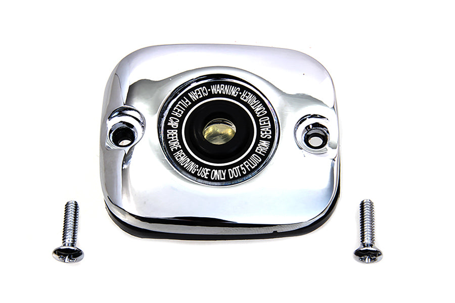 26-0188 - Chrome Plated Handlebar Master Cylinder Cover by V-Twin