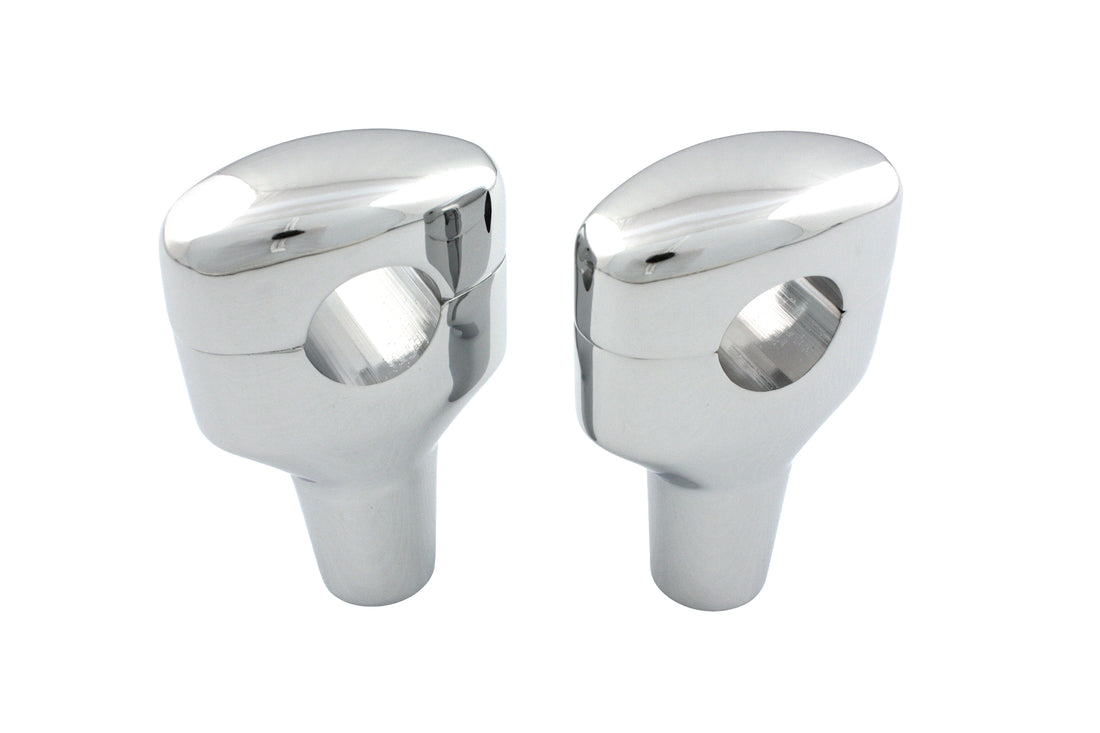26-0252 - Chrome 3-1/2  Short Riser Set by V-Twin