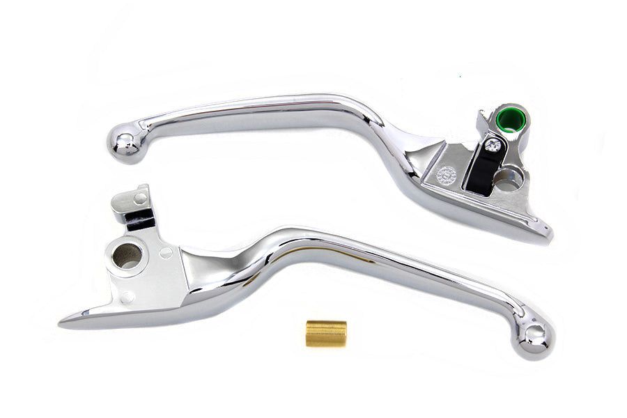 26-0327 - Handlebar Control Levers Chrome by V-Twin