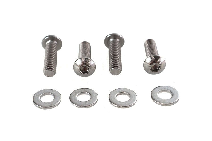 26-0400 - Clutch Lever Clamp Screw Kit Chrome by V-Twin