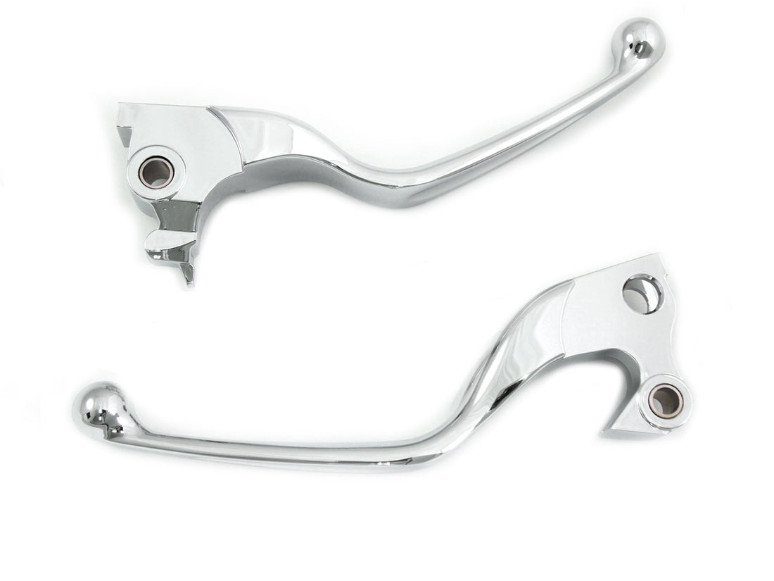 26-0466 - Chrome Hand Lever Assembly by V-Twin