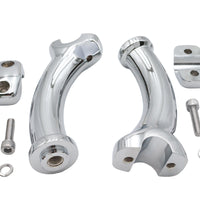 26-0539 - 5-3/4  Fatty Pullback Riser Kit Chrome by V-Twin
