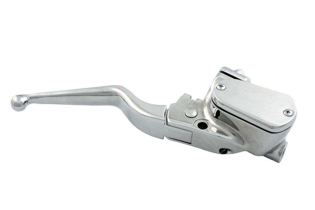 26-0576 - Handlebar Master Cylinder 1/2 inch Bore Chrome by V-Twin